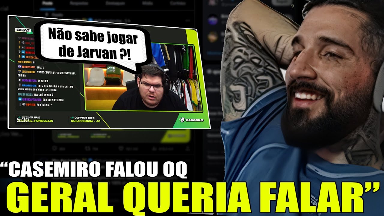BrTT reagindo ao Casemiro falando da Loud