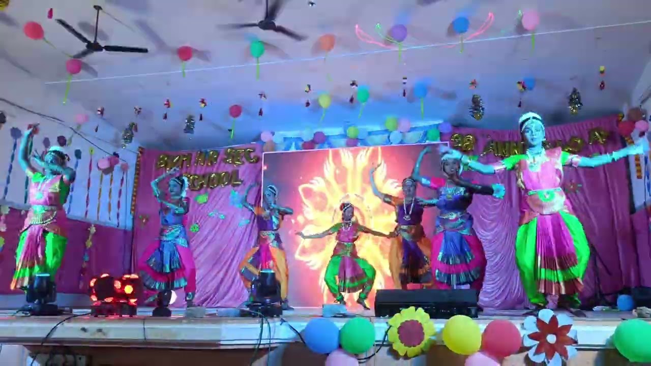BHARATHA NATTIYAM DANCE# BKM school 38th Annual Day Celebration 