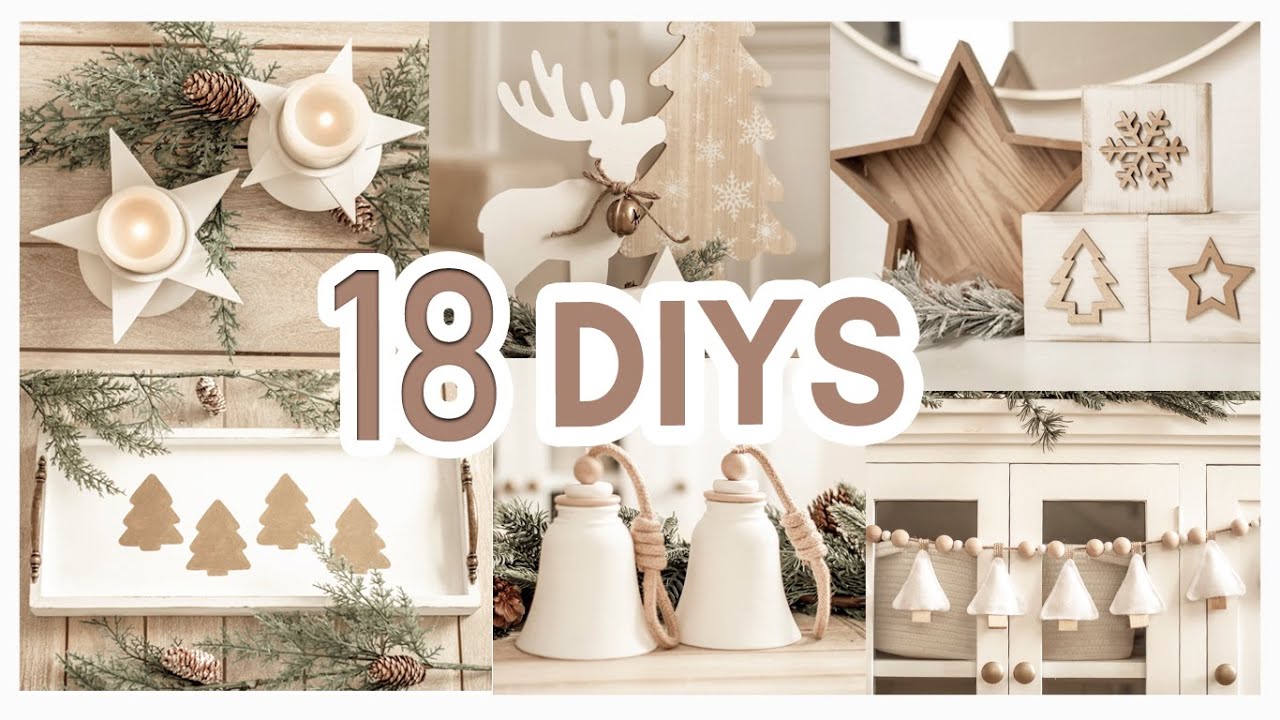 NAVIDAD🌲18 DIYS FÁCILES PARA DECORAR TU HOGAR + IDEAS ELEGANTES Y ECONÓMICAS 😮 Christmas.