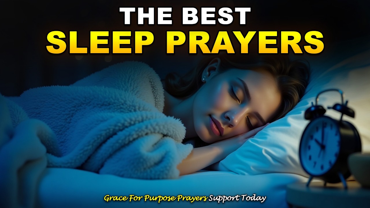 Best Prayers To Fall Asleep | Peaceful Bible Sleep Talk Down To Invite God's Presence