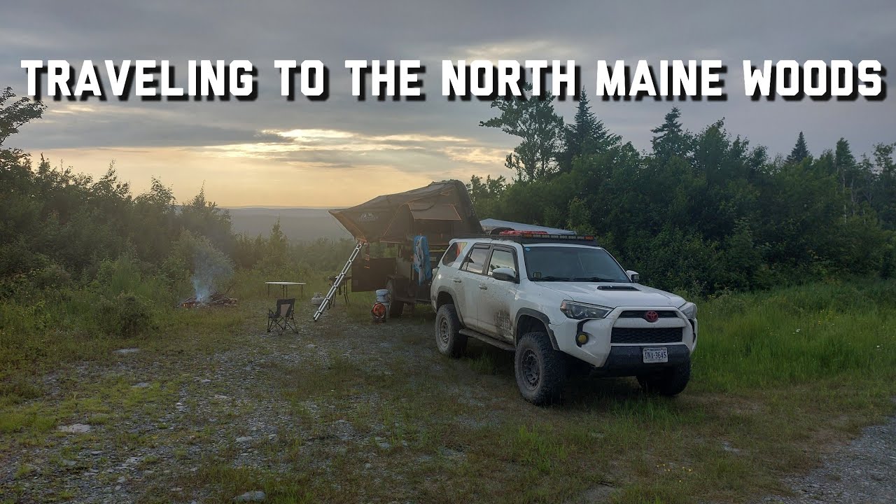 Traving through Western Maine to the North Maine Woods en route to Estcourt Station ME in a 4runner