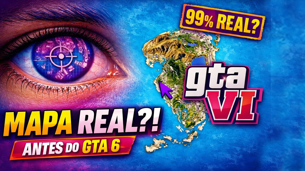 O MAPA DE GTA 6 FOI REVELADO?! A Comunidade Descobriu Tudo Antes da Rockstar