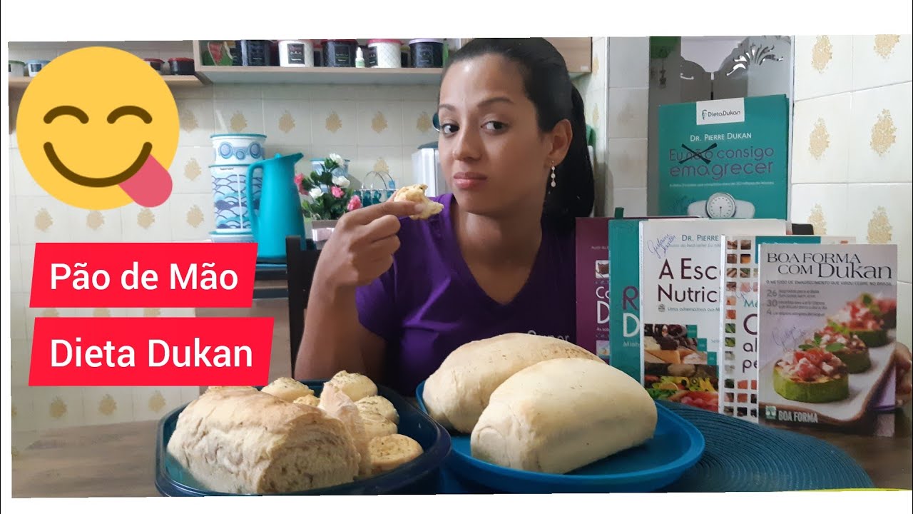 VOCÊS PEDIRAM E EU FIZ - PÃO DE MÃO - DIETA DUKAN