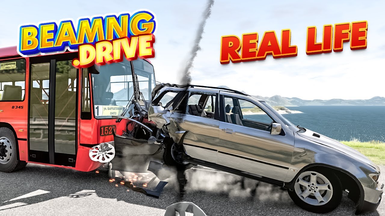 Accidents Based on Real Events on BeamNG.Drive #6 | Real Life - Flashbacks