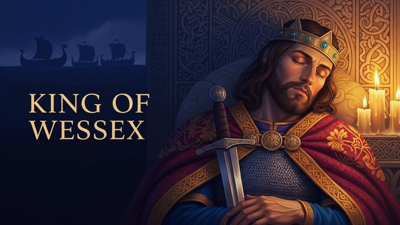 🌙 Fall Asleep to the Complete History of Æthelwulf (839–858) — King of Wessex | Calm Hour History