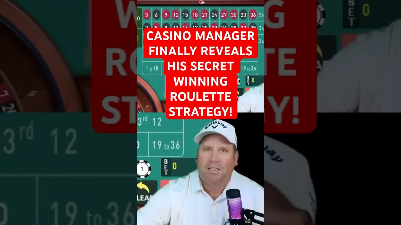 CASINO MANAGER FINALLY REVEALS HIS SECRET WINNING ROULETTE STRATEGY! #best #roulette #system #viral