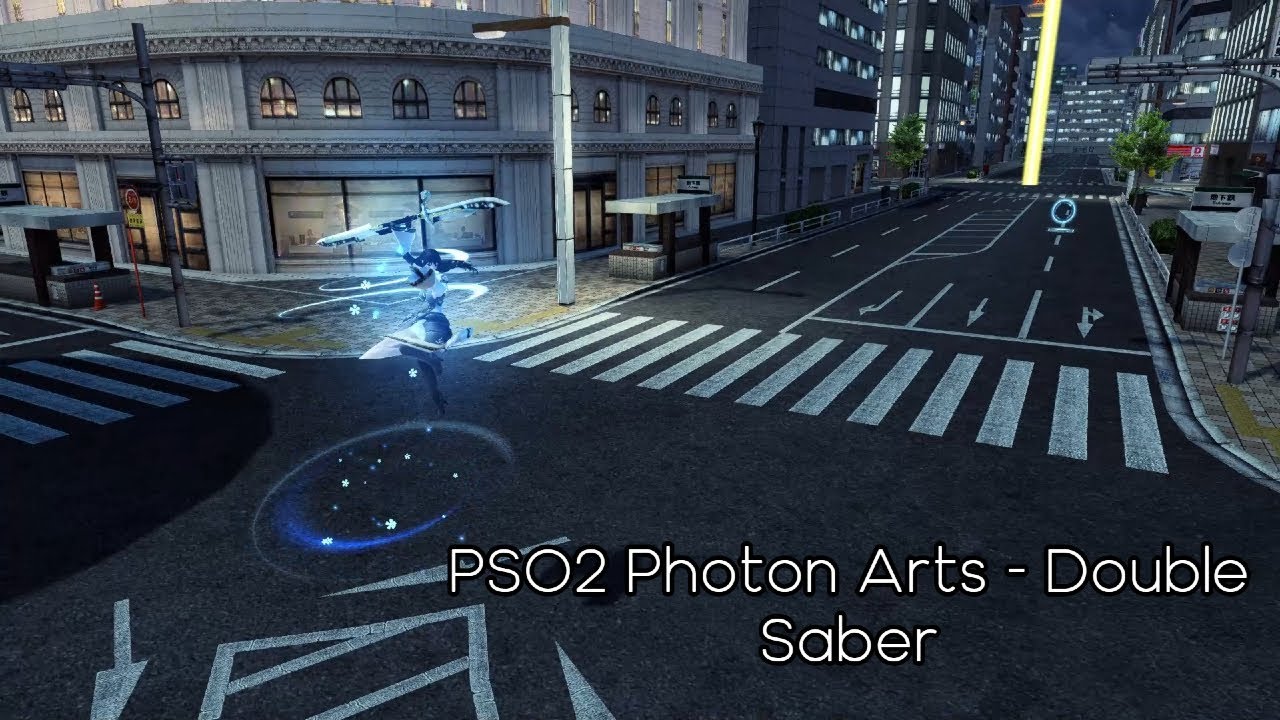 PSO2 All Double Saber Photon Arts (2019)