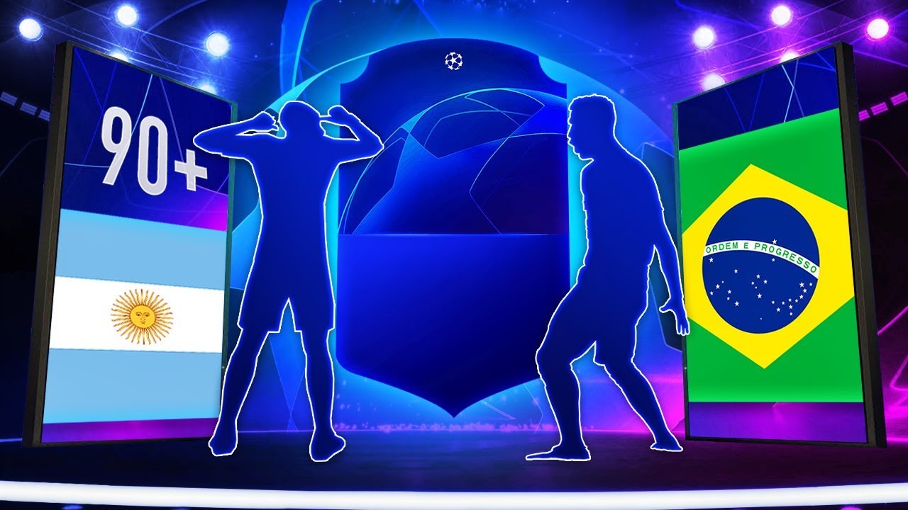 TRAFIŁEM UCL WALKOUT 90+ ! M&Oacute;J NAJLEPSZY PACK OPENING! | FIFA 19