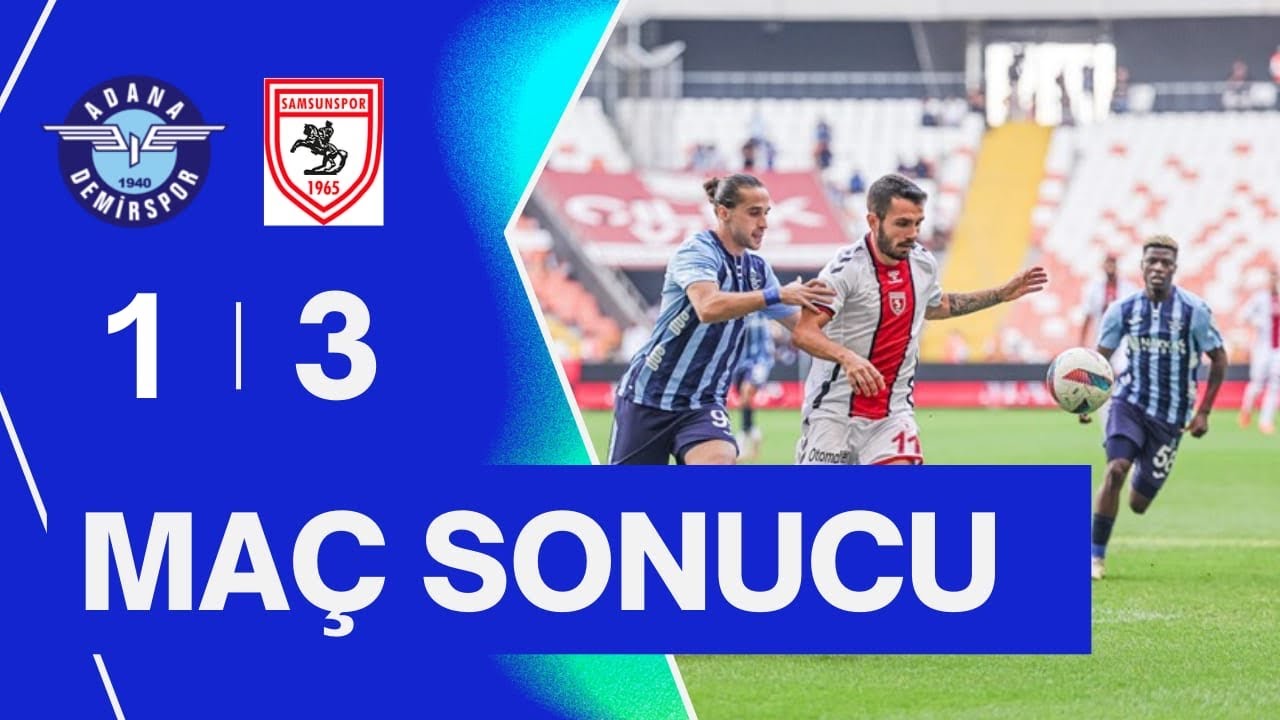 SON DAKİKA ‘DA YIKILDIK ADANA DEMİRSPOR 1 - 3 SAMSUNSPOR STAD VLOG 🏟️4K