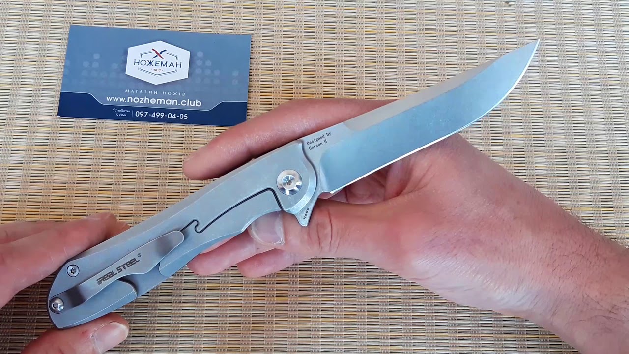 Нож с уникальной стали Real Steel Megalodon Revival
