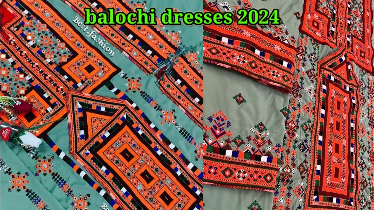 Balochi traditional dresses | 2024 new dress for eid