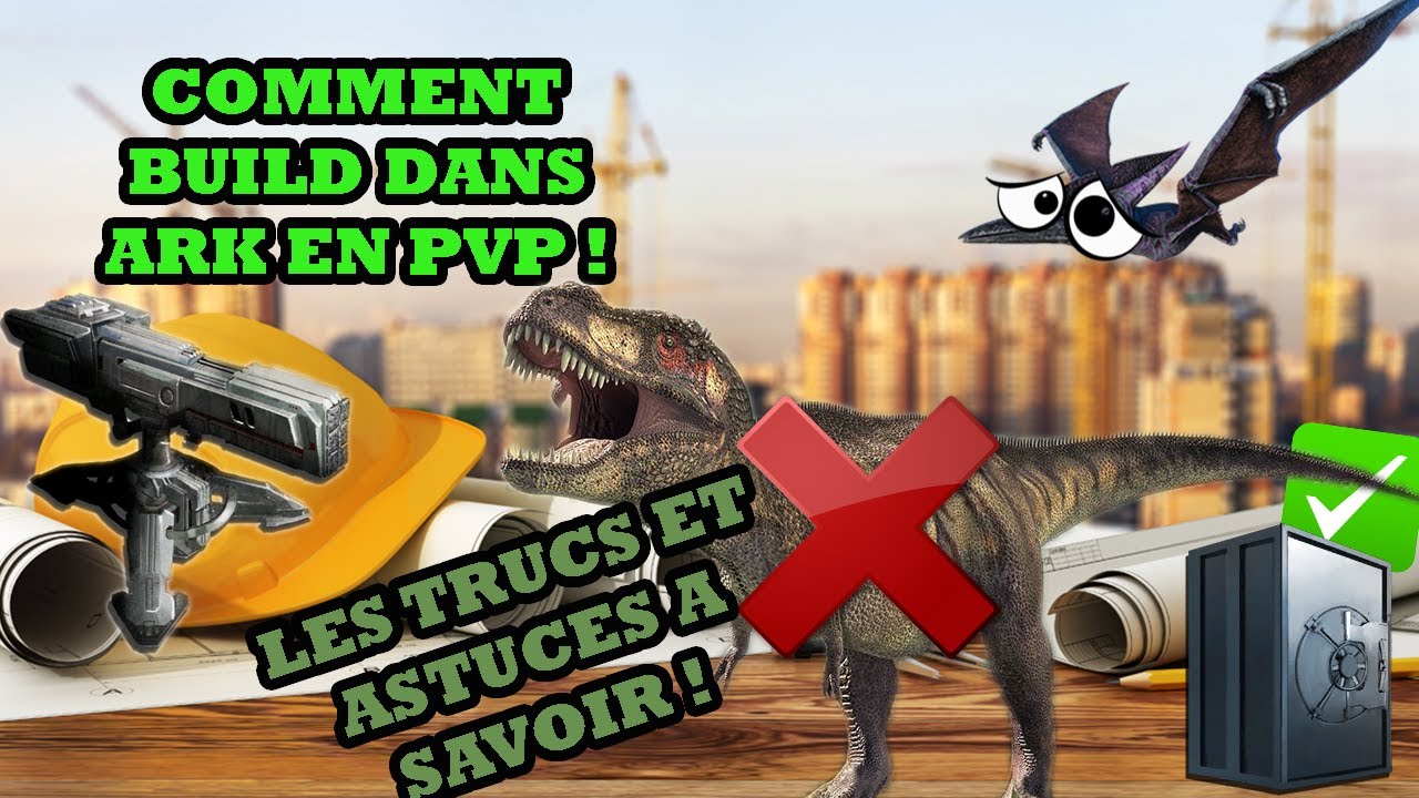 TRUCS ET ASTUCES POUR BIEN BUILD SUR ARK EN PVP ! [BONUS Ep14]