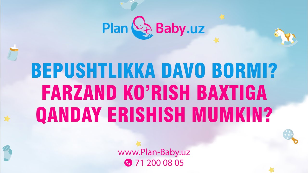Bepushtlikka davo bormi? Farzand ko'rish baxtiga qanday erishish mumkin?