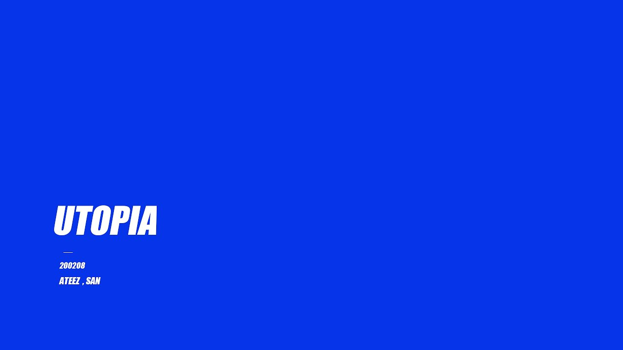 200208 UTOPIA (ATEEZ SAN FOCUS)