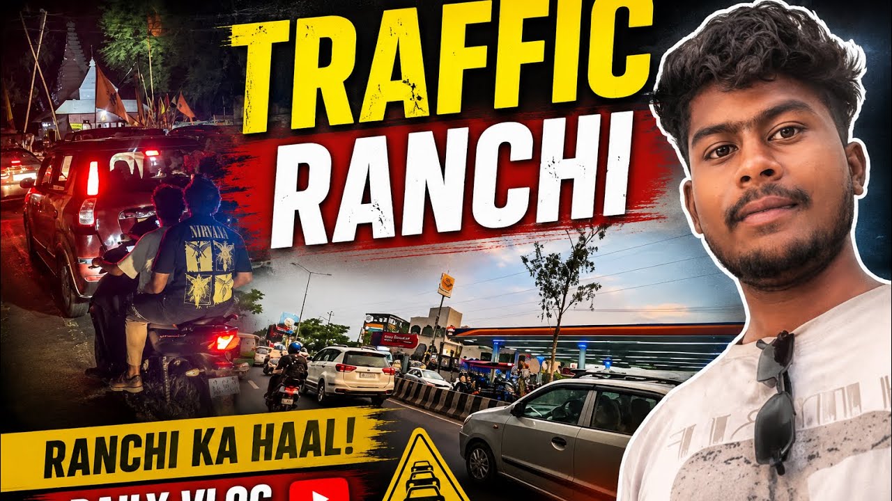 🚦 Ranchi Traffic Reality Check! 😱
