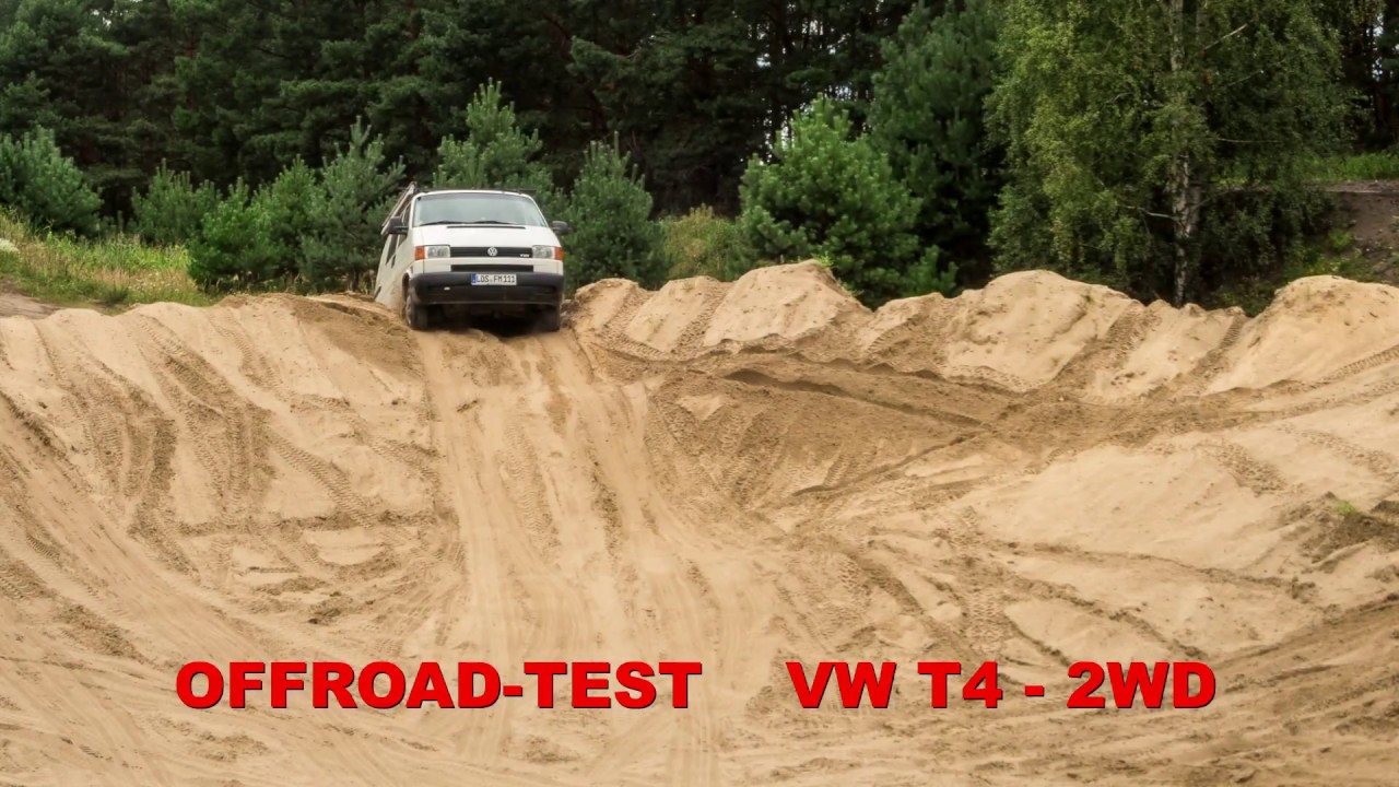 Kleiner Offroad-Test VW T4 - 2WD