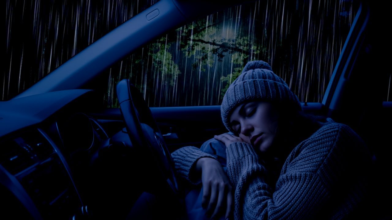 Rainstorm Night Ambience for Insomnia Relief | Deep Sleep Thunder