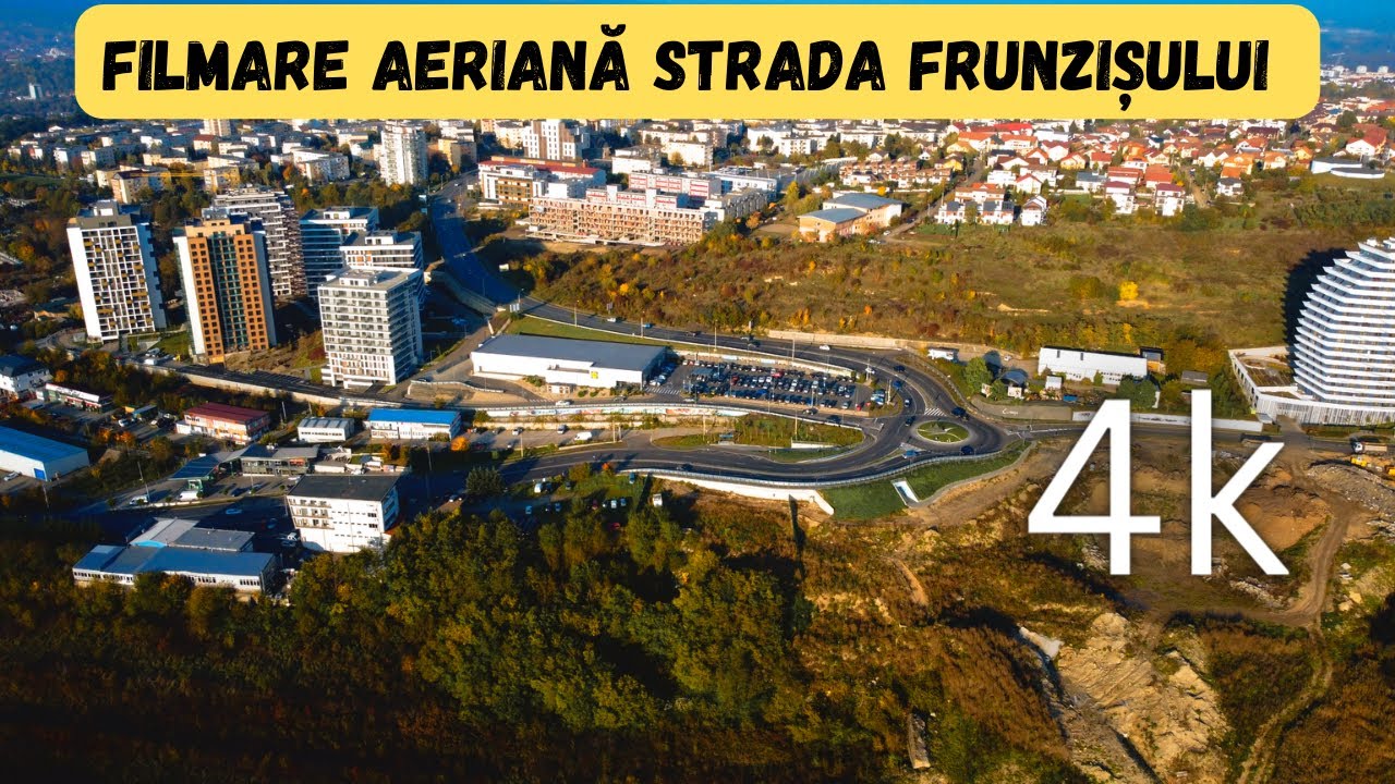 Filmare aeriană strada Frunzișului 4k #djimini2footage #clujulmeu