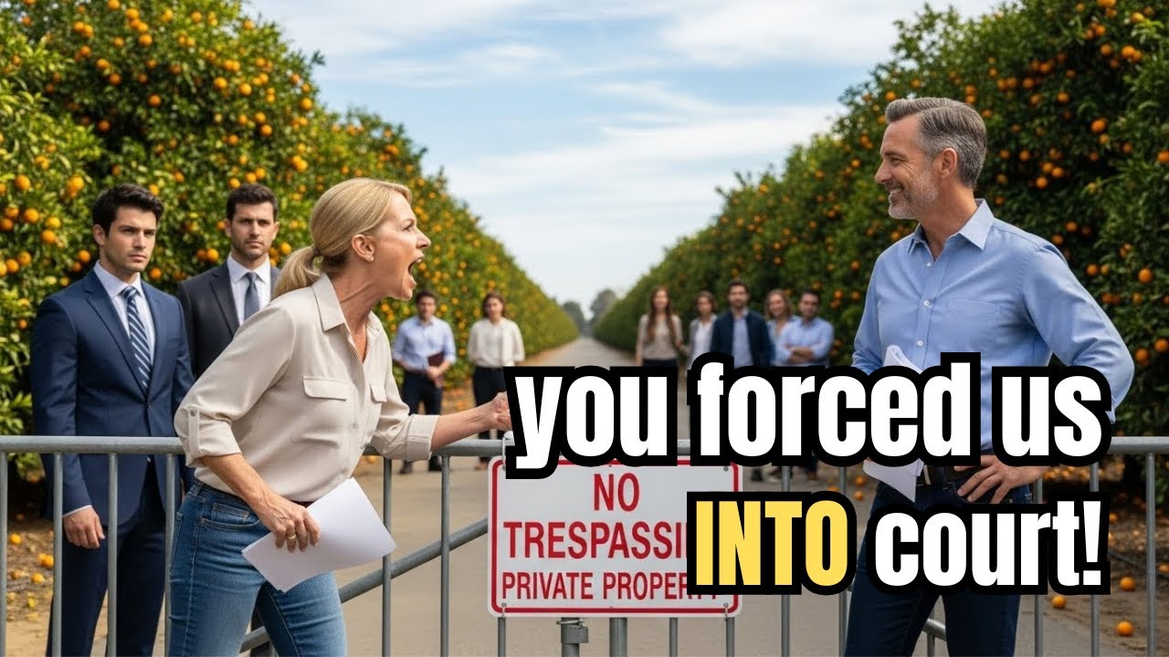 HOA Karen Built an Illegal Walkway Through My Orchard—When I Blocked It, They Sued Me!