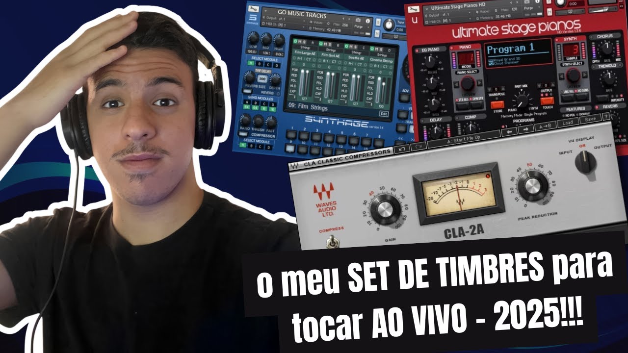 MEU SET DE TIMBRES VST PARA TOCAR AO VIVO | 2025