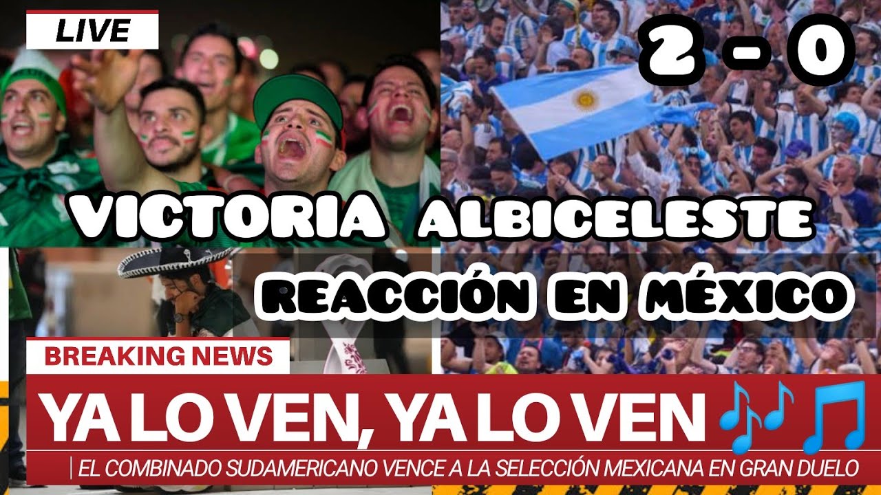 REACCIÓN de Argentina vs México Qatar 2022 Fan Fest CIUDAD DE MÉXICO