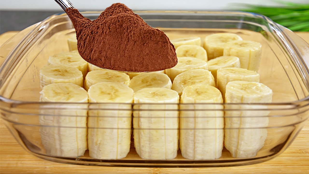 Просто бананы и какао! Десерт без сахара, сводящий мир с ума!