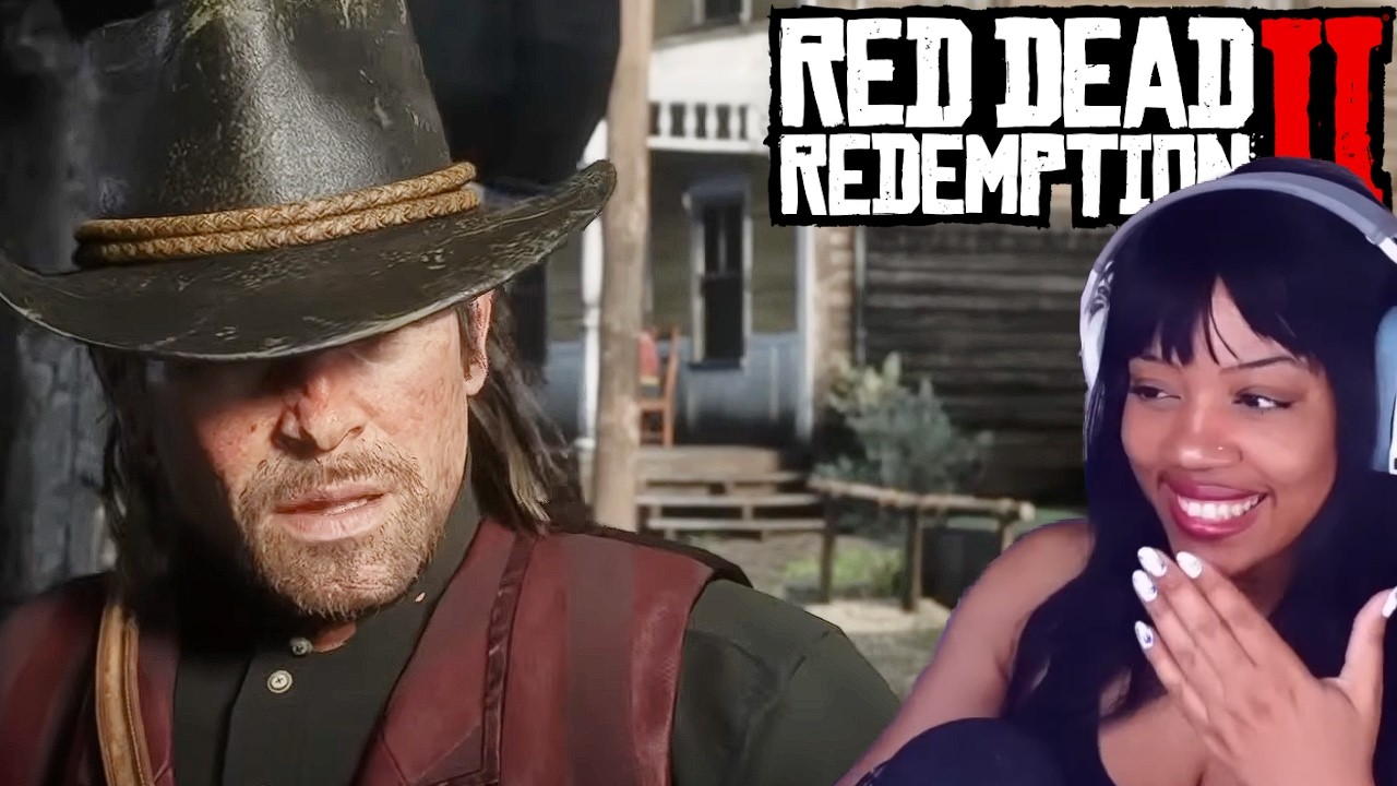 Сиэллика ведёт себя НЕВЕРОЯТНО, впервые играя в Red Dead Redemption 2.