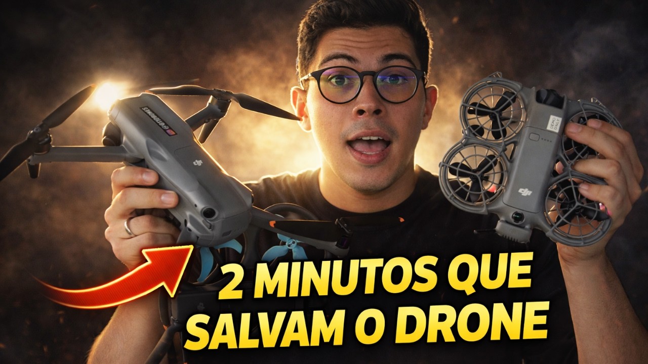 2 Minutos Antes de Decolar: O Checklist Que Pode Salvar Seu Drone