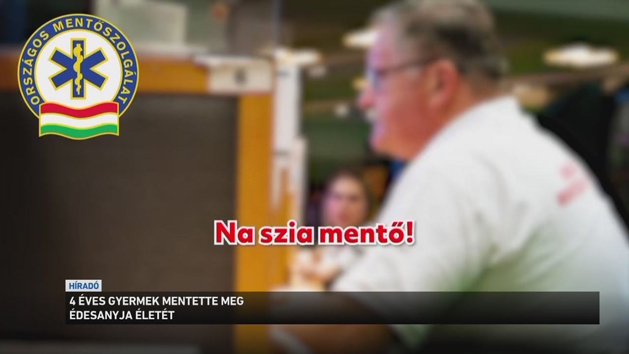 4 éves gyermek mentette meg édesanyja életét