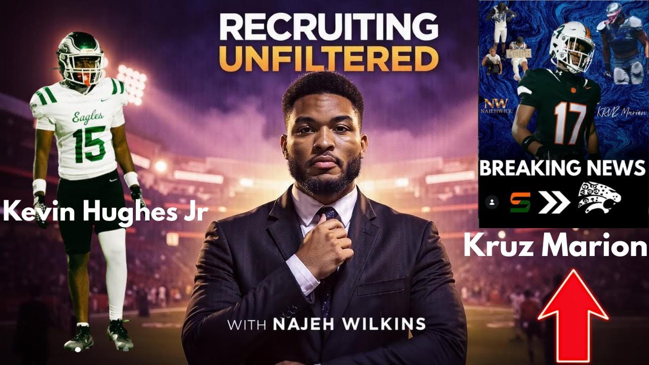 Recruiting Unfiltered Featuring Collins Hill WR Kevin Hughes Jr & Stephenson WR Kruz Marion