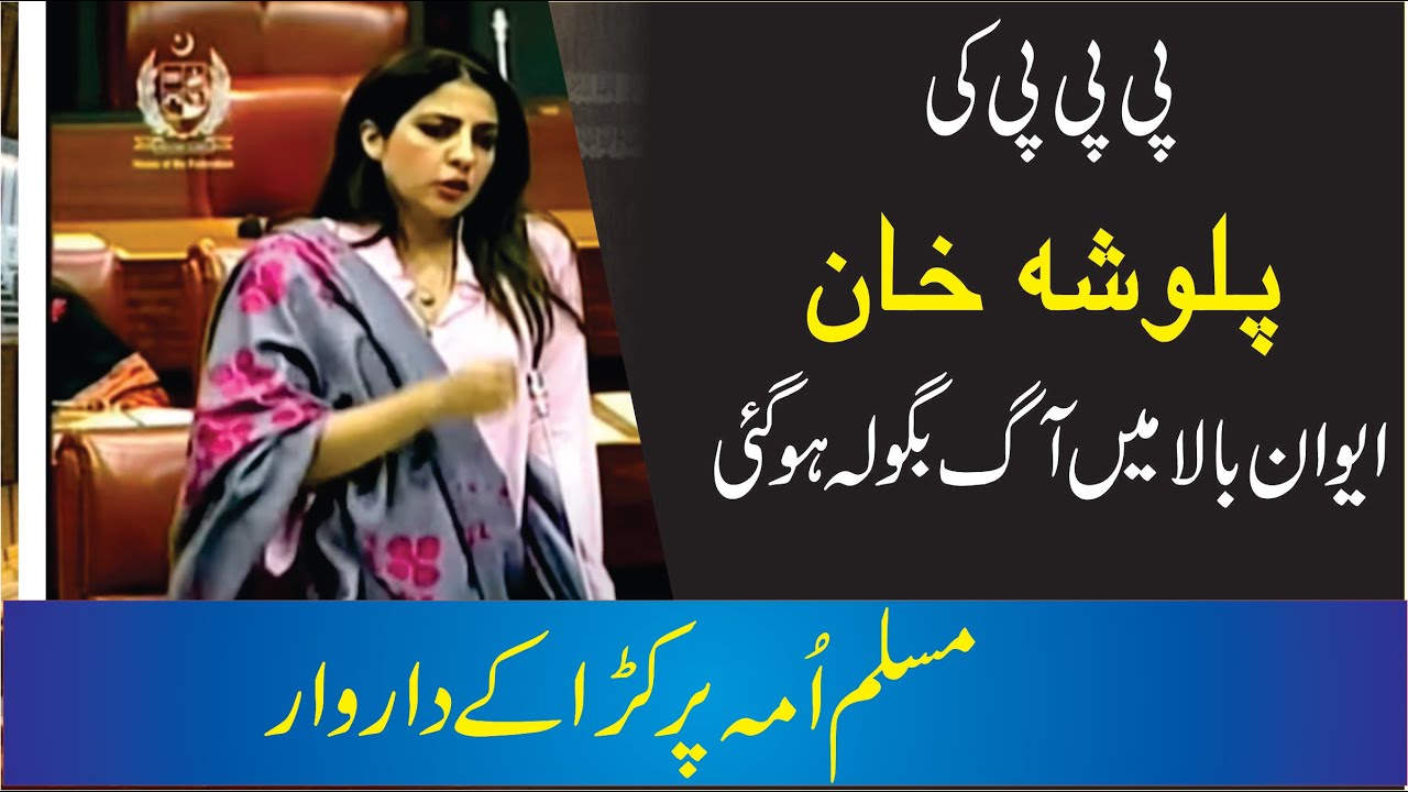 PPP Palwasha Khan Sensational & Emotional Speech In Senate Of Pakistan
