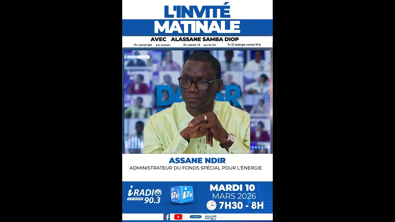 🛑  |DIRECT| INVITE DE LA MATINALE DU 10 MARS 2026 AVEC ALASSANE SAMBA DIOP ET ASSANE NDIR