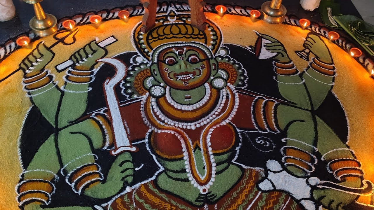 # കളംപാട്ട്# kalam pattu#കൊടിയേറ്റ്#kodiyettu#kerala 