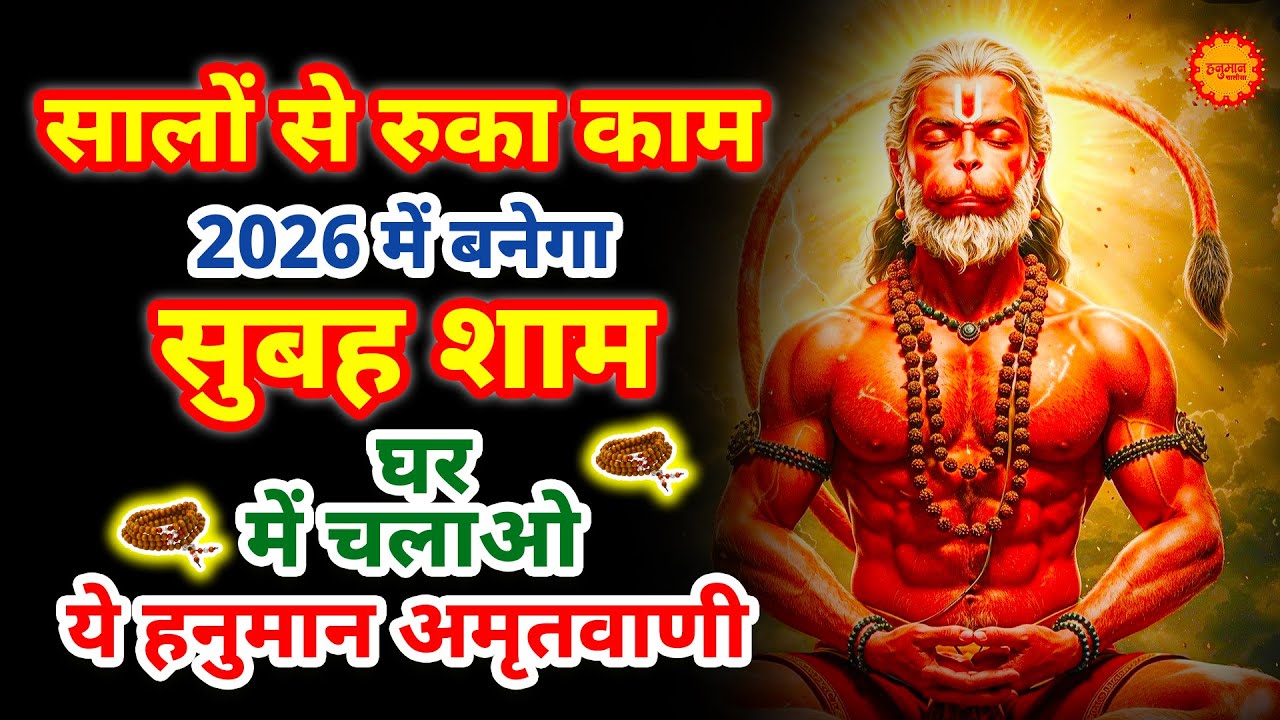 2026 में बनेंगे आपके सारे काम सुनों ये हनुमान अमृतवाणी | Shri Hanuman Amritwani