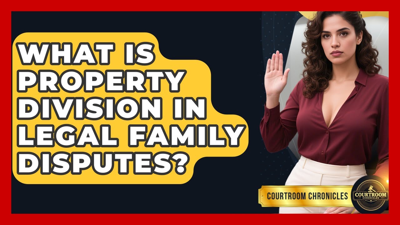 What Is Property Division In Legal Family Disputes? - Courtroom Chronicles