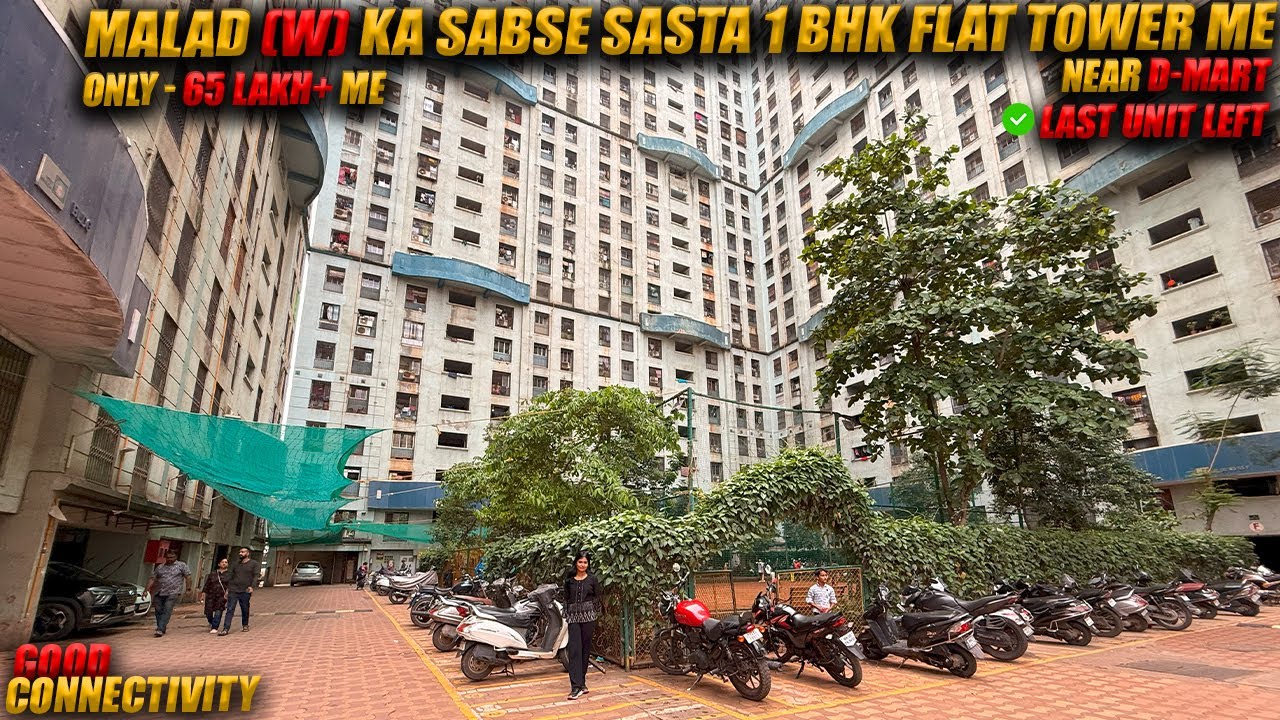 1 bhk flat in Malad West | SABSE SASTA FLAT IN MALAD WEST | 1 bedroom for sale in malad west mumbai
