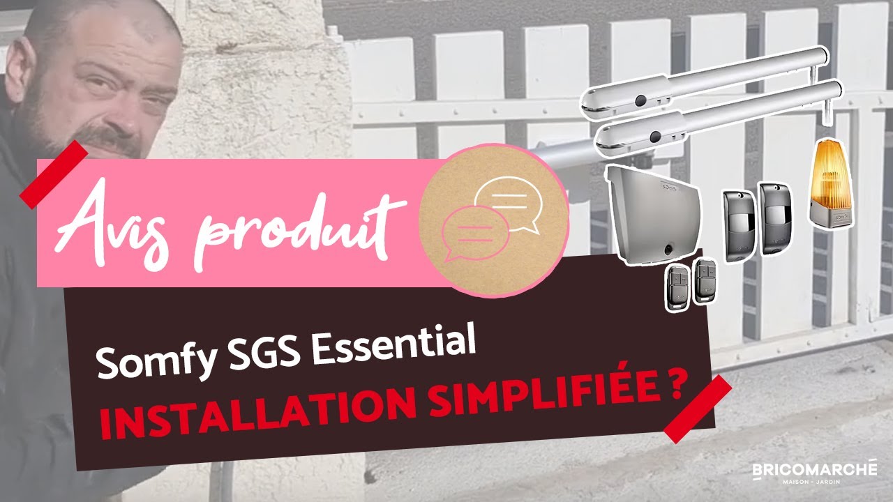 Motorisation portail SOMFY SGS Essential : Mon expérience ! I Bricomarché