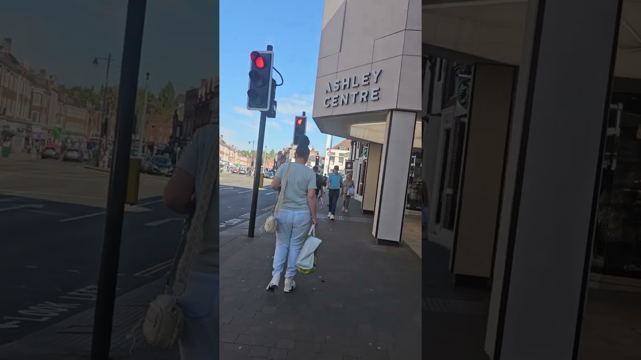 #19.9.25# Epsom town centre in Surrey #uk # walking along street in Epsom # เก๋เพนท่องเที่ยวอังกฤษ#
