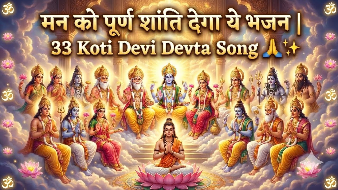 मन को पूर्ण शांति देगा ये भजन | 33 Koti Devi Devta Song 🙏✨
