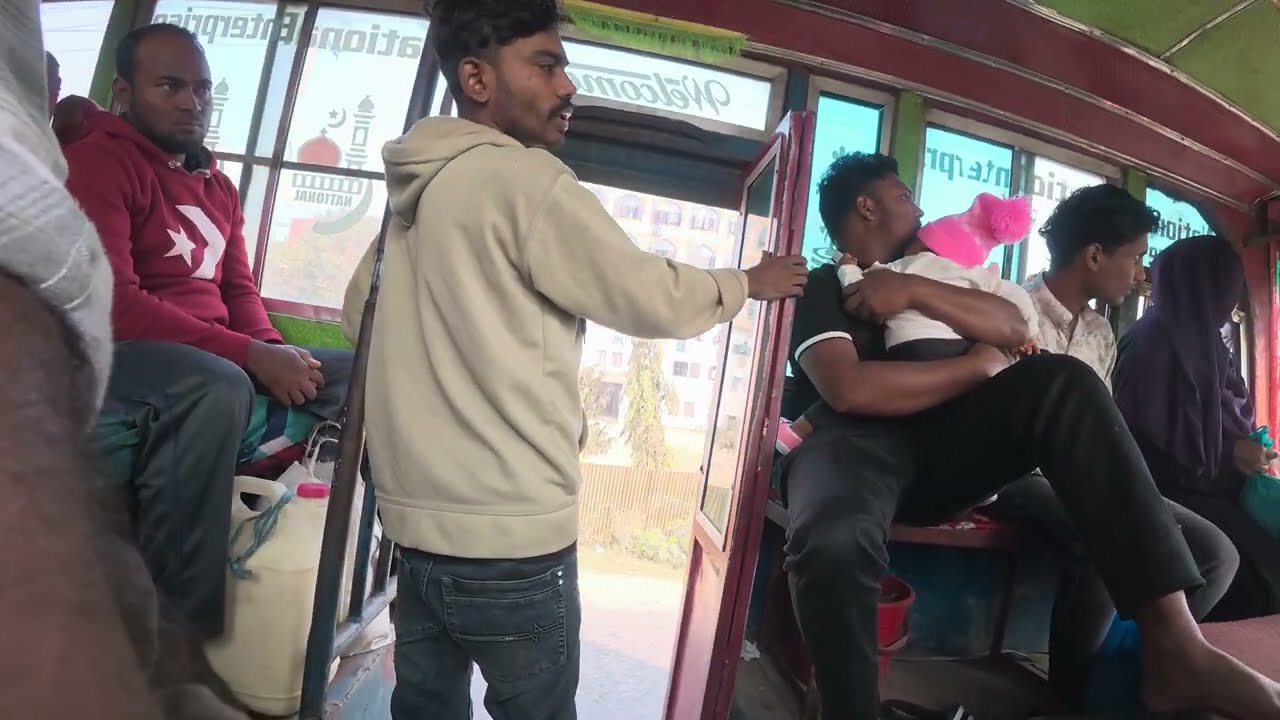 Chaotic Local Public Transport Journey | Overcrowded & Overloaded Reality