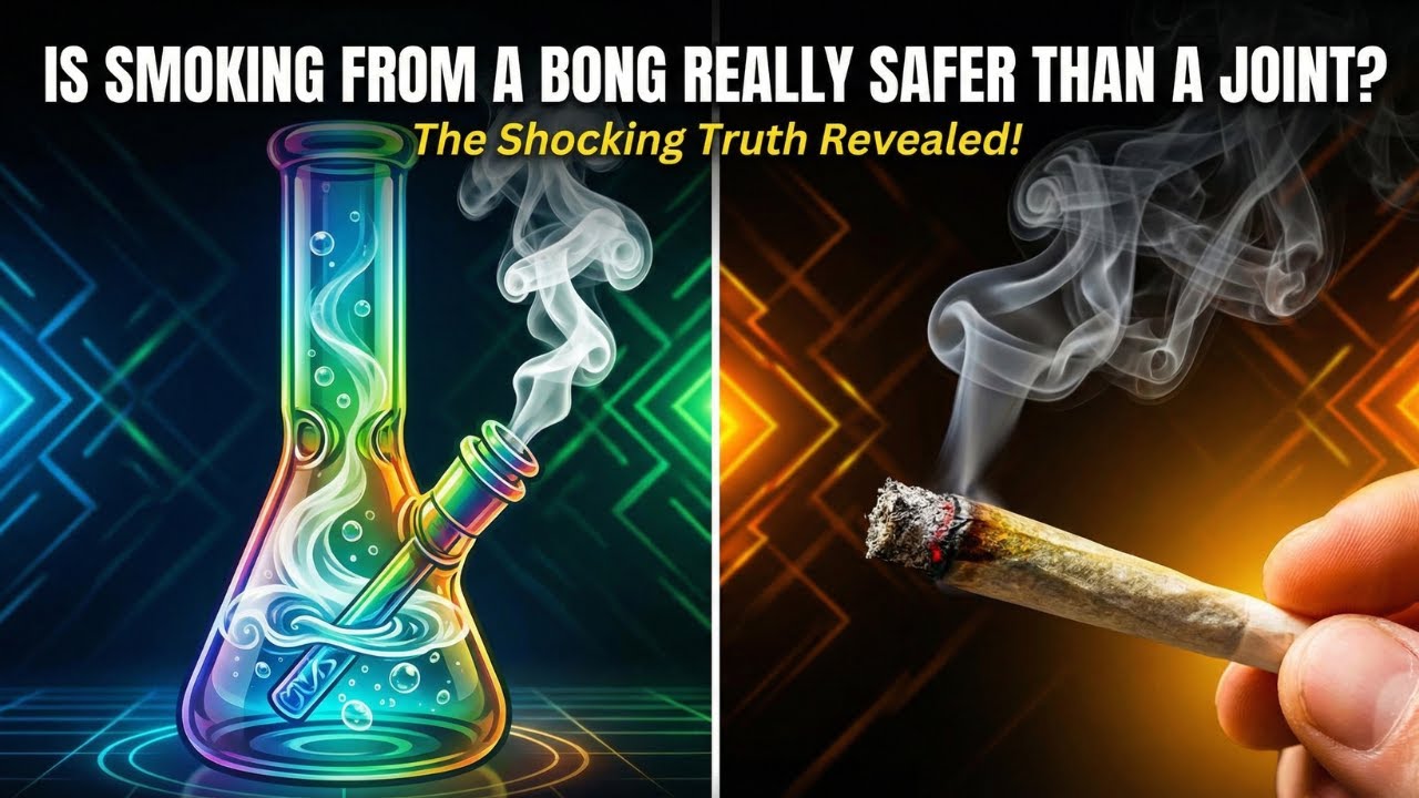 Is it healthier to smoke from a bong than a joint?