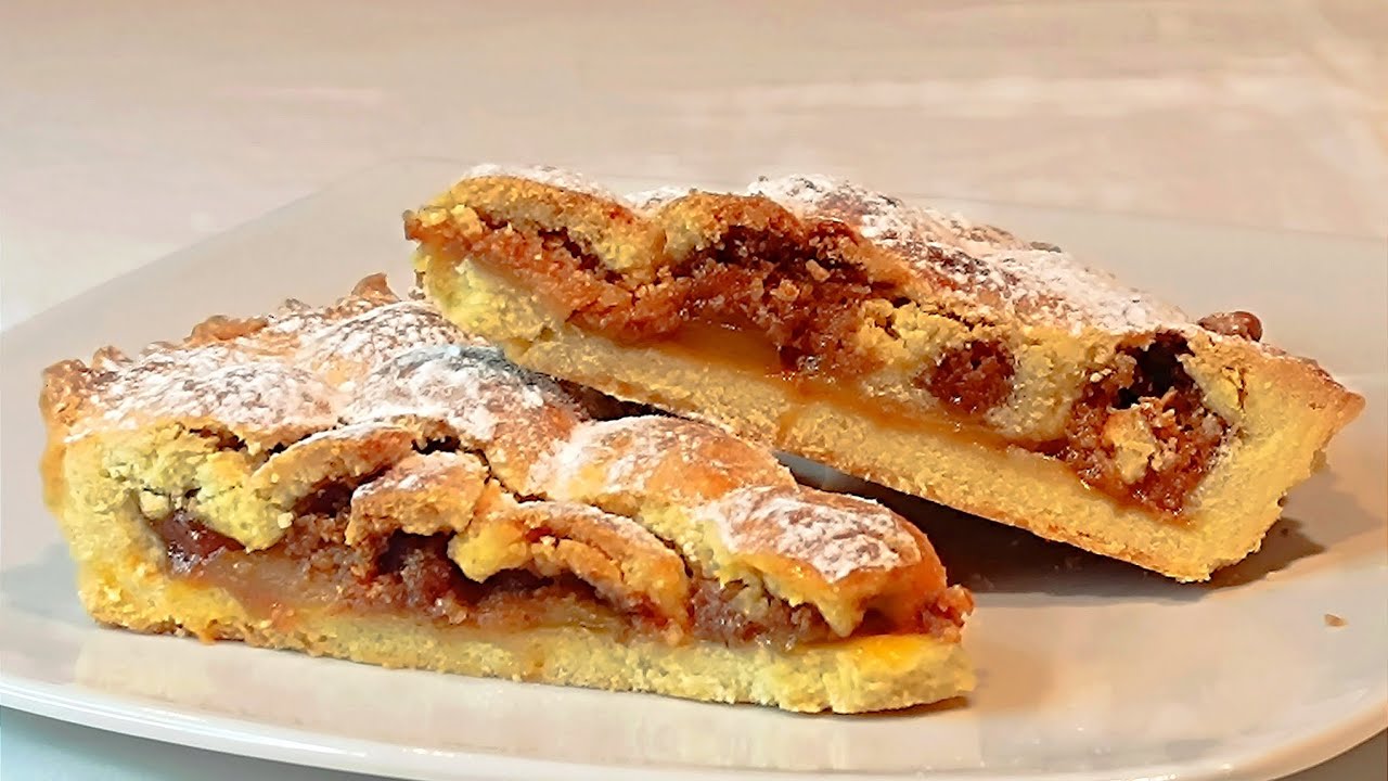 CROSTATA  Amaretti e Mele con FROLLA  il Dolce perfetto e semplice