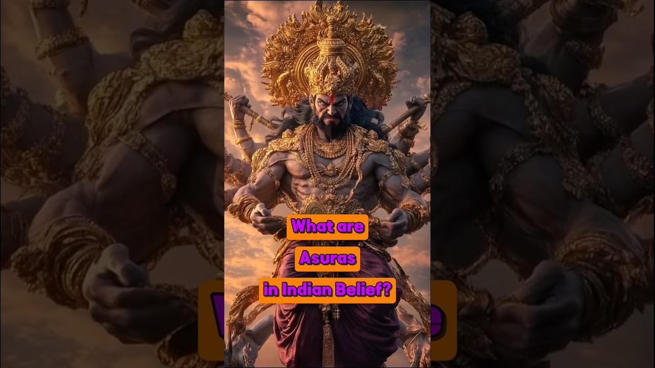 What are Asuras in Indian Belief?
