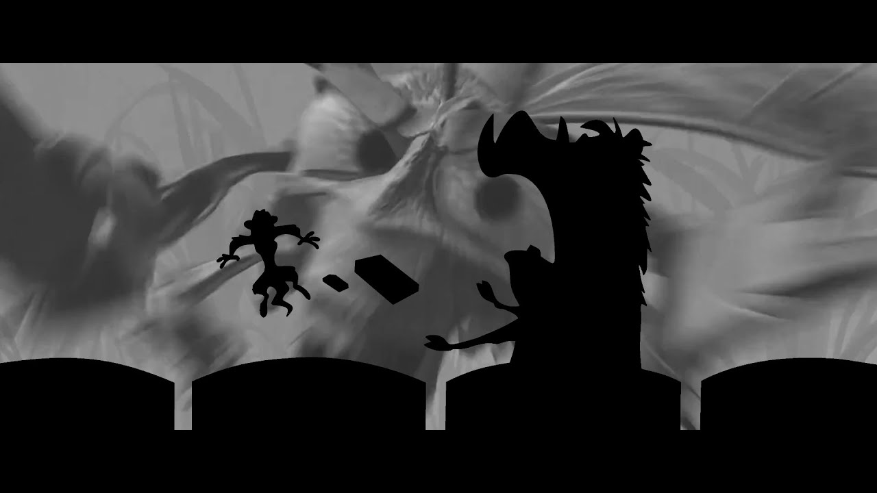 Timon and Pumbaa at the Cinema A Bug's Life