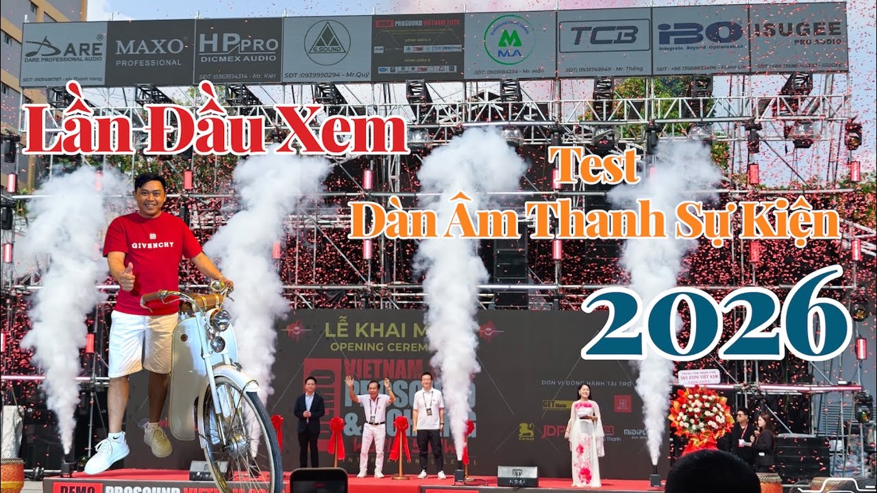 Trải nghiệm Demo Prosound Việt Nam 2026 / 100 thương hiệu quốc tế hội tụ - tại Q12