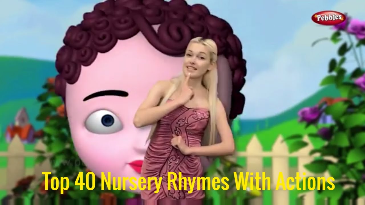 Top 40 3D Nursery Rhymes With Actions | Action Songs For Kids | 3D Kids Nursery Rhymes With Lyrics