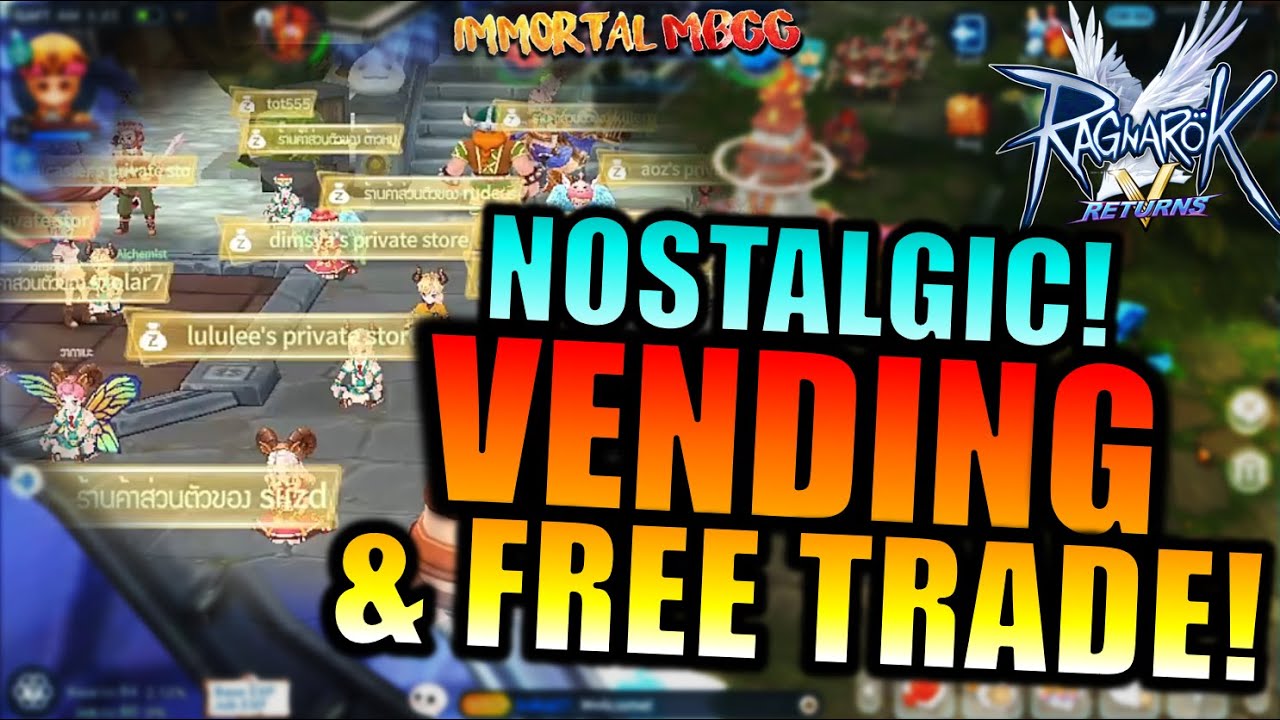 FINALLY! RAGNAROK WITH VENDING AND TRADING!! - RAGNAROK V RETURNS