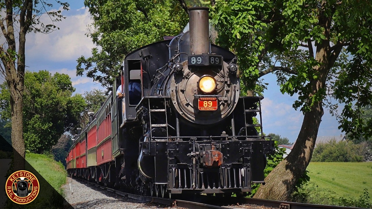 Strasburg Rail Road 89: The Summertime Steam Flyer (4K)