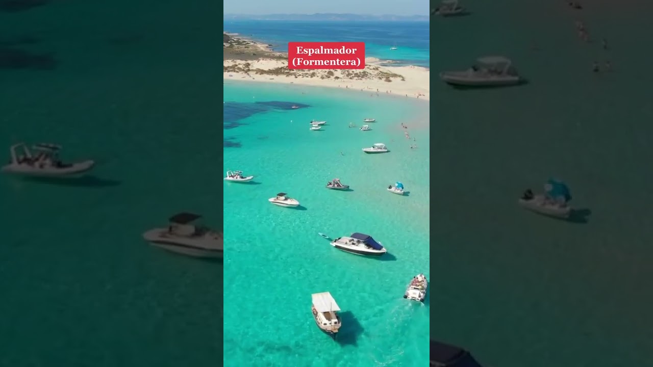 Ces plages espagnoles aux eaux turquoise &agrave; ne pas manquer 🌴🇪🇸 #plage #voyage #paradise #shorts #fyp
