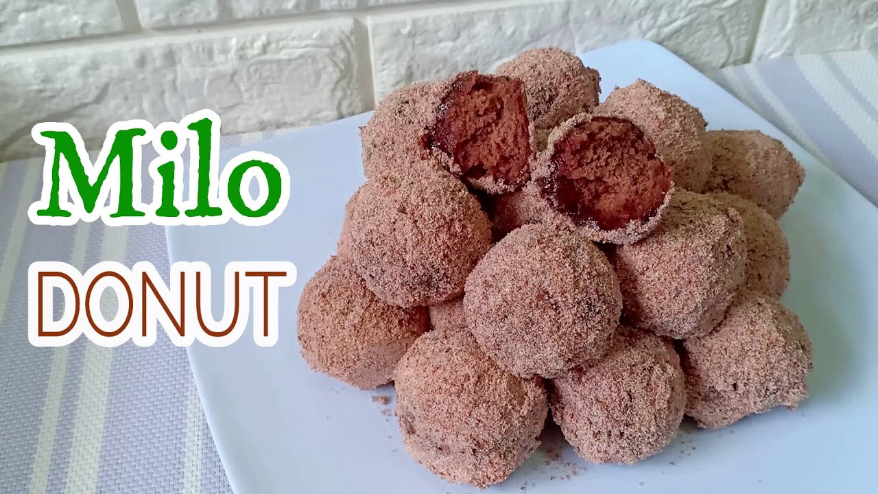 MILO DONUT NO BAKE RECIPE l TRENDING RECIPE